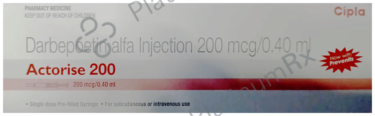 actorise 40 injection 20 in a packet