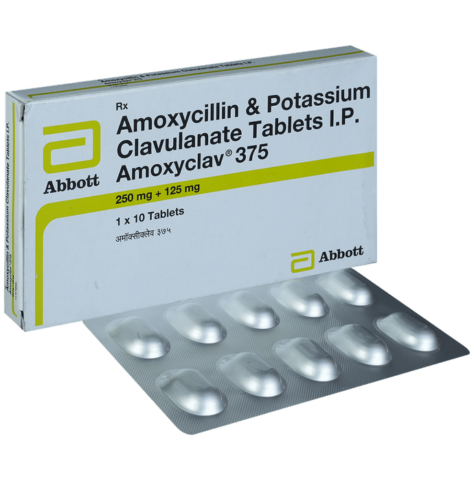 amoxyclav 375 tablet - main view