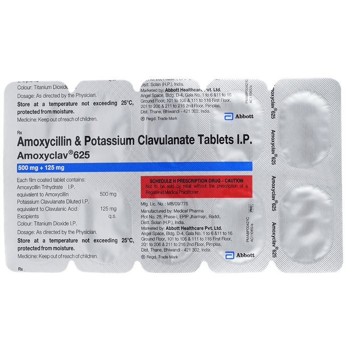 amoxyclav 625 tablet thumbnail 5