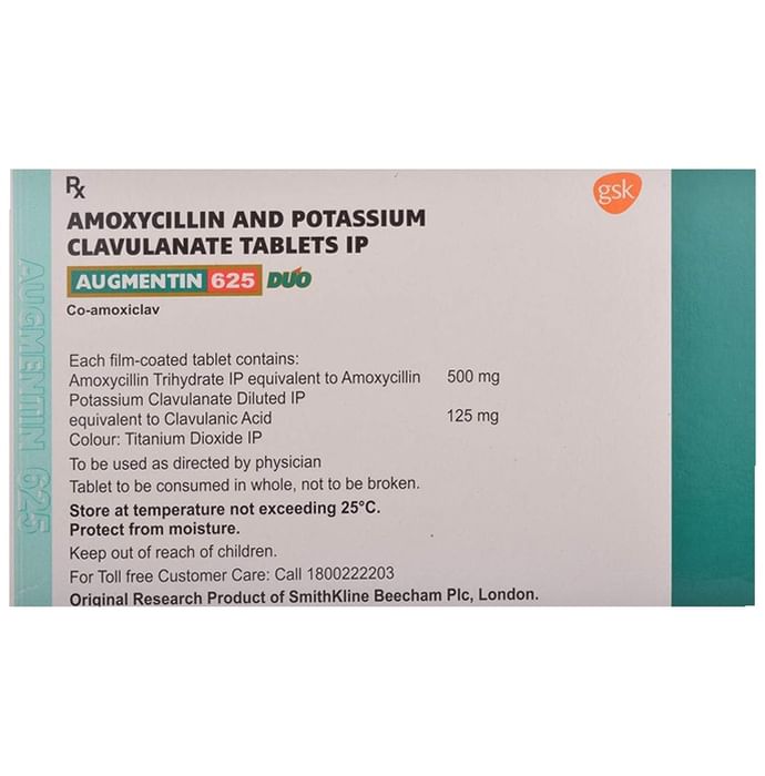 augmentin 625 duo tablet thumbnail 4