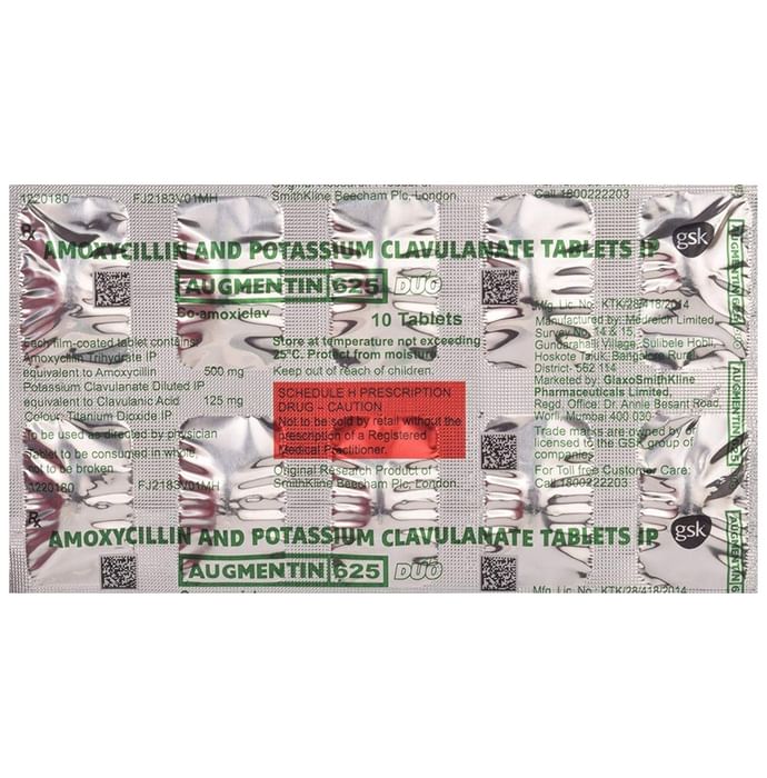 augmentin 625 duo tablet thumbnail 3