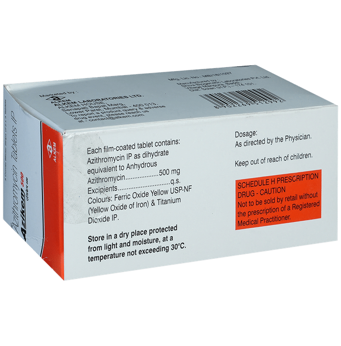 azikem 500mg tablet thumbnail 2
