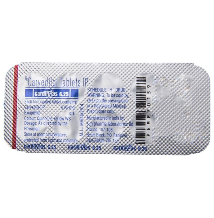 cardivas 6.25 tablet thumbnail 5