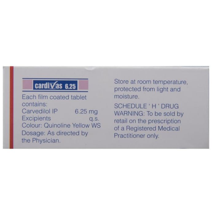 cardivas 6.25 tablet thumbnail 2