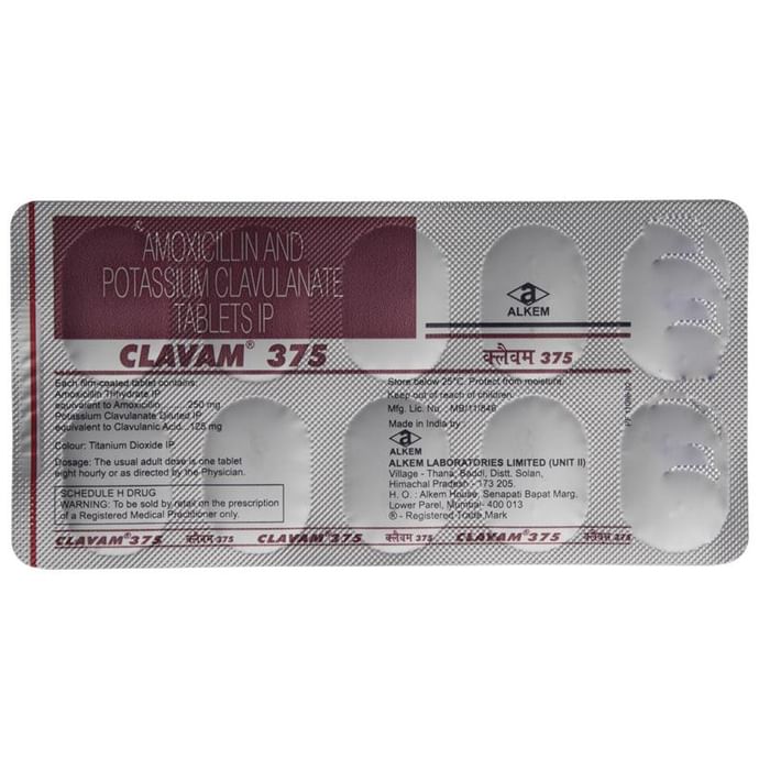 clavam 375 tablet thumbnail 5