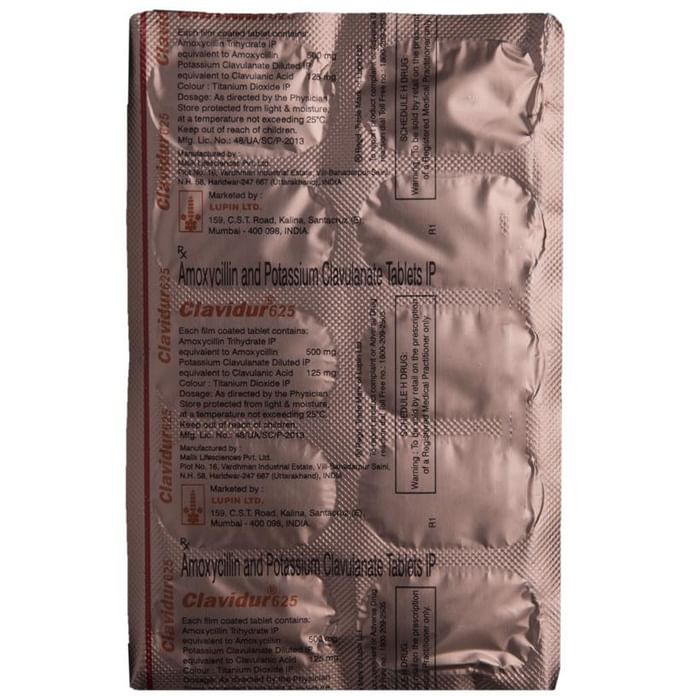 clavidur 625 tablet thumbnail 5