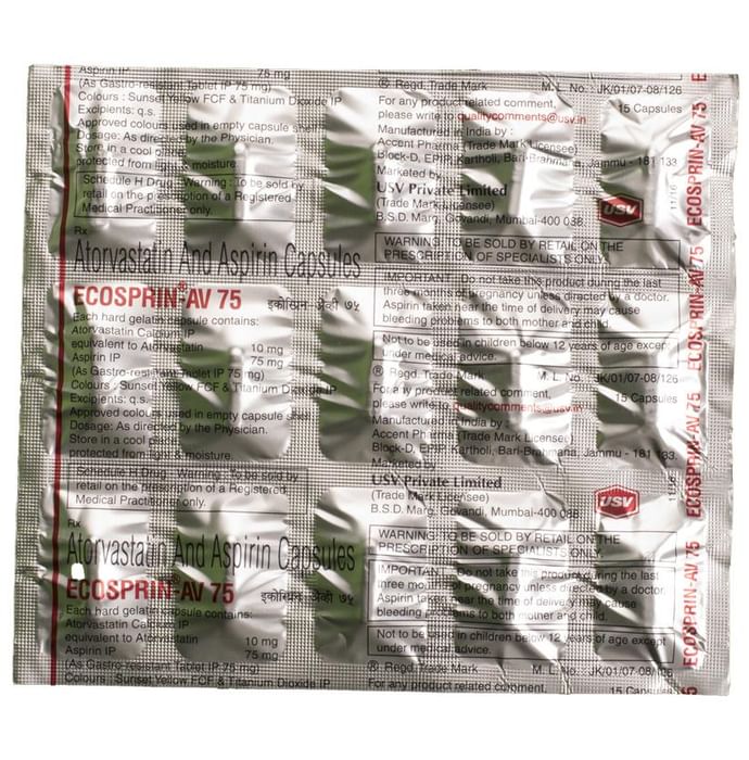 ecosprin av 75 capsule thumbnail 3