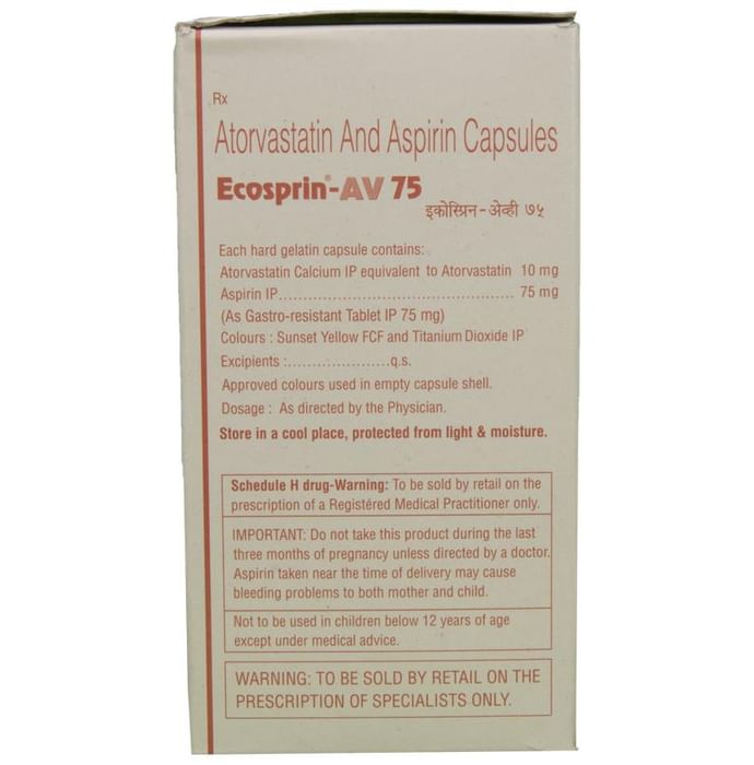 ecosprin av 75 capsule