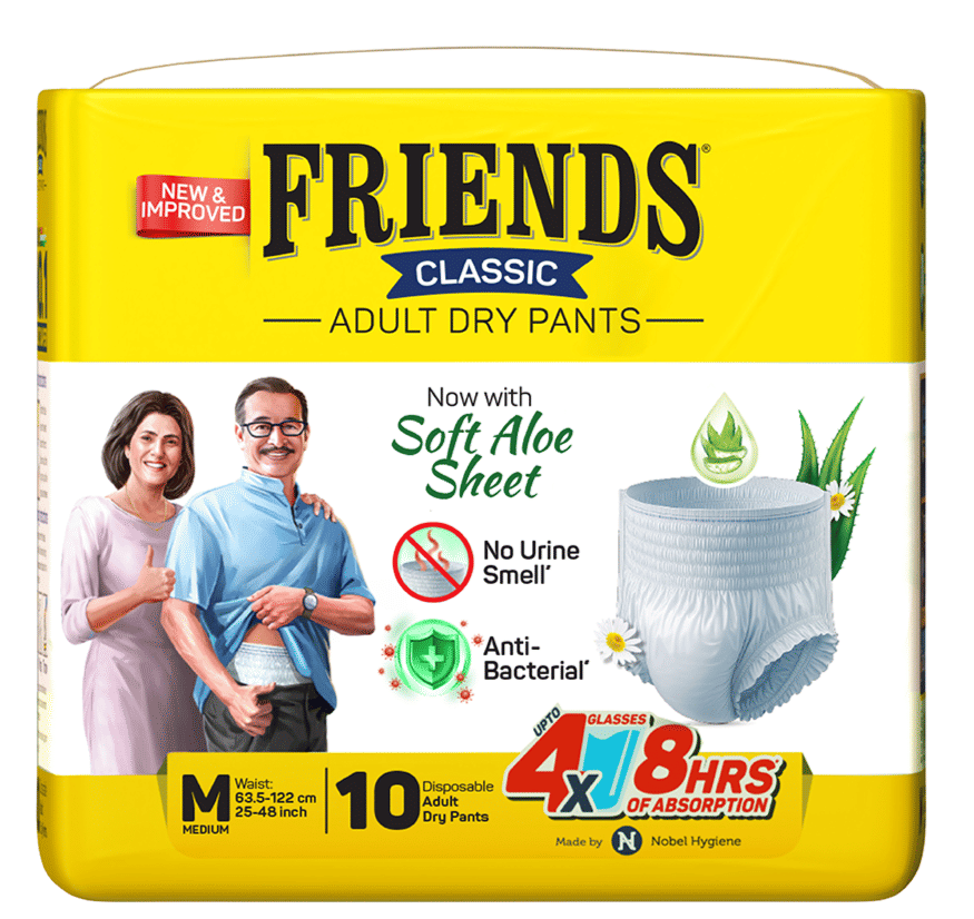 friends classic adult dry pant medium