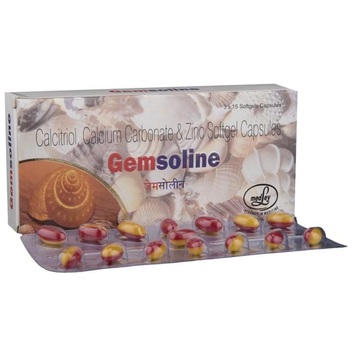 gemsoline soft gelatin capsule from medley for bone, joint and muscle care thumbnail 3
