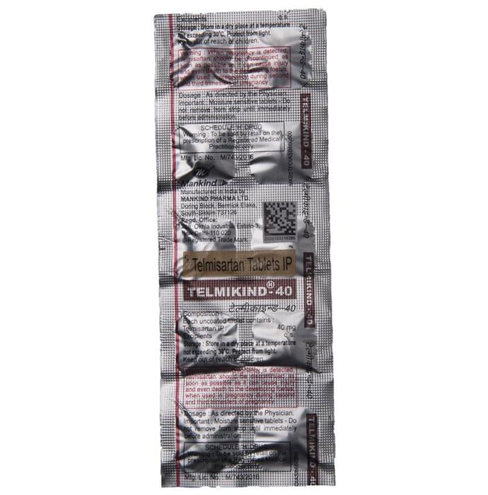 telmikind 40 tablet thumbnail 3
